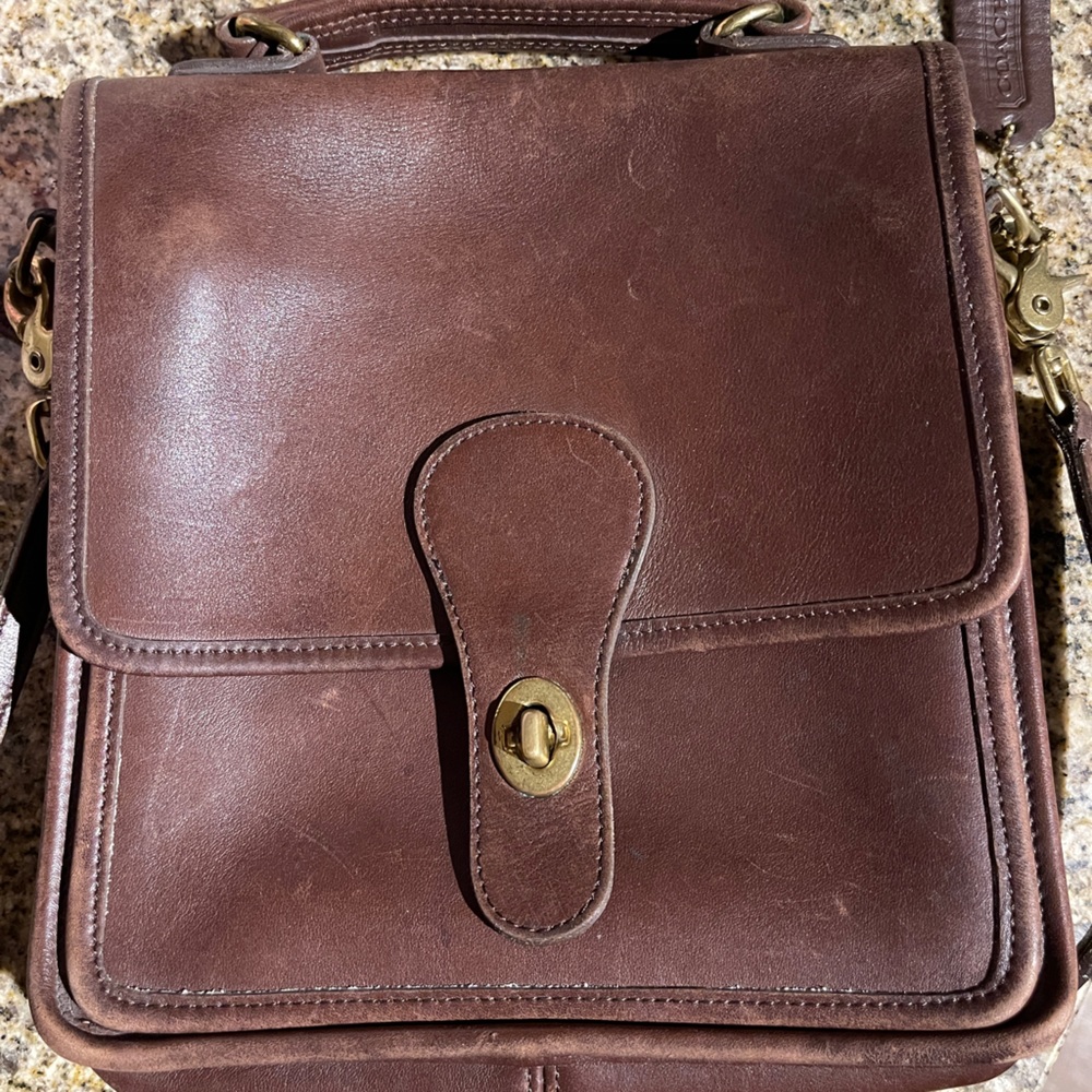 Coach leather satchel